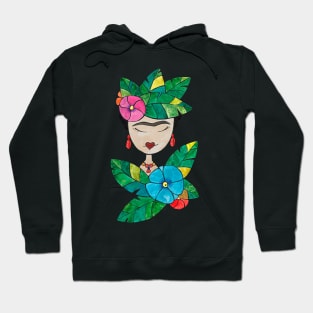 Flowers Frida Kahlo Hoodie